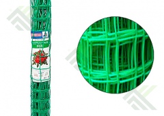 Сетка ПВХ  для плетистых роз (рулон 1,0х5,0м/яч.95х90мм) Зеленый Ф-90/1/5