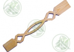 Балясина плоская сорт АВ 18х90х900мм №2