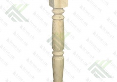 Столб начальный хвоя 100х100х1200мм (Брусок№ 2) сорт А/А