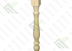 Столб начальный хвоя 100х100х1200мм (Брусок№ 3) сорт А/А