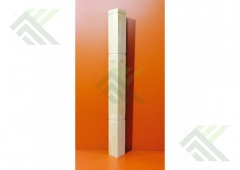 Столб начальный лиственница 100х100х1200мм №4 (только унискала) сорт Экстра