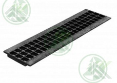 Решетка для каналов DN100 длина 0,5м (арт.507)чугун. ячеистая