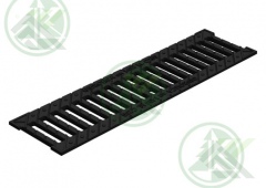 Решетка для каналов DN100 длина 0,5м(арт.506) чугунная щелевая