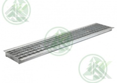 Решетка для каналов DN100 длина1м (арт. 501)стальная сварная яч. оцинк.