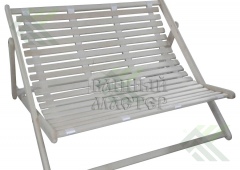 Шезлонг раскладной гибкий ДЛЯ ДВОИХ (липа)