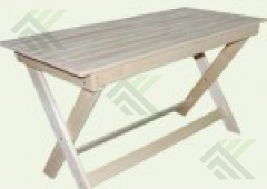 Стол прямоугольный раскладной  (липа) 1400х600х760мм