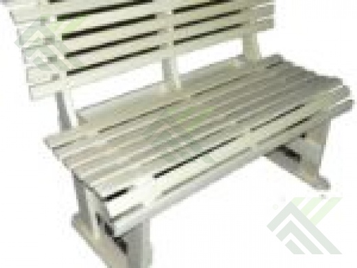 Скамья садовая БЕЗ подлокотника (липа) 1200х550х870мм