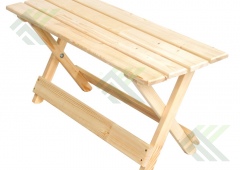Лавка раскладная  (липа) 1600х450х400мм