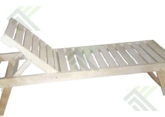 Лежак разборный с регул. спинкой (УСИЛЕННЫЙ) 1800х550х445мм