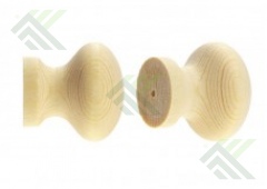 Ручка мебельная деревянная РК 35-38 (сосна)