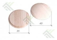 Заглушка d-35мм, сосна (35/41)