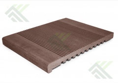 Ступень ДПК  22х320х4000 мм (цвет-шоколад)