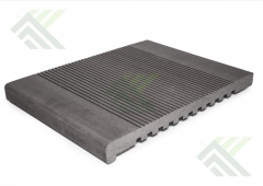 Ступень ДПК  22х320х4000 мм (цвет-графит)