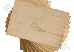 Фанера  3х1525х1525мм ФК шлифованная (Б/Н>20л=459руб)