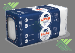 Минвата URSA PureOne 50мм (плита 1250х600мм) 9,0м2, 0,450м3  (Б/Н>20-1998р)  ПОД ОСТАТОК