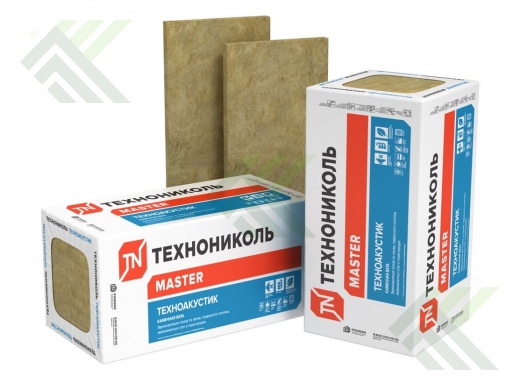Утеплитель базальтовый ТН ТЕХНОАКУСТИК  50мм (плита 1200х600 мм) 5,76 м.кв./0,288м3 (от 20уп.-1829р)