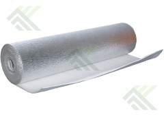 Теплоизоляция НПЭ 10мм (1,05м х25м) ФОЛЬГА Тепофол