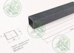 Труба  80х80х3мм профильная ( Б/Н от 48м.пог-539р.)