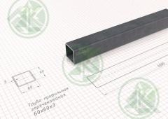 Труба  60х60х3,0мм профильная ( Б/Н от 60 м.пог-409р.)