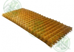 Сетка   сварная СКС  стеклопластик 50х50х2,5мм (карта 1,0х2,0м) от 20шт-278р  АНАЛОГ 50*50*3мм(1х2м)