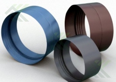 Муфта соединительная 150мм п/э к а/ц трубе