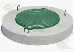 Крышка колодца КЦП-10 с люком ПП