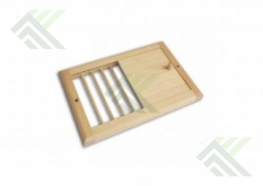 Решетка вентиляции липа с задвижкой большая М-17