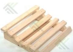 Подголовник ортопедический липовый (95х310х360 мм)