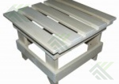 Подставка липовая под таз 450х450х320 мм