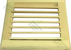 Вентиляционная решетка 250х250 мм (липа)