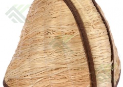 Шапка для бани из лыка 35х22 см.