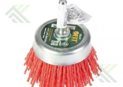 Корщетка-чашка FIT 75мм ст. латун. волокн. проволока