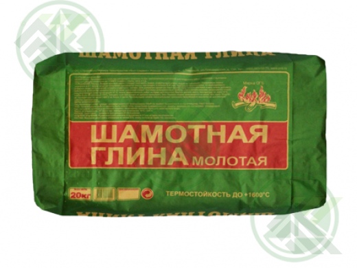 Глина шамотная 20кг