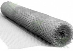 Сетка ЦПВС оцинкованная №15/0,7мм (рулон1,0х5,0м)