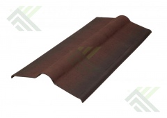 Конек коричневый (ондулин) 1000х250х250мм