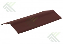 Конек красный (ондулин) 1000х250х250мм