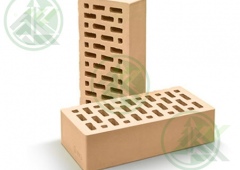 Кирпич лицевой одинарный М-125 (цвет-солома)  250х120х65мм (Б/Н>1000-34,15р)