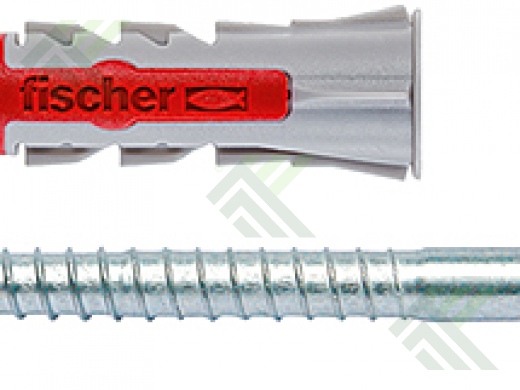 Дюбель с шурупом 12х60 S FISCHER DUOPOWER 538248 (шест. ) (10шт.в уп.)