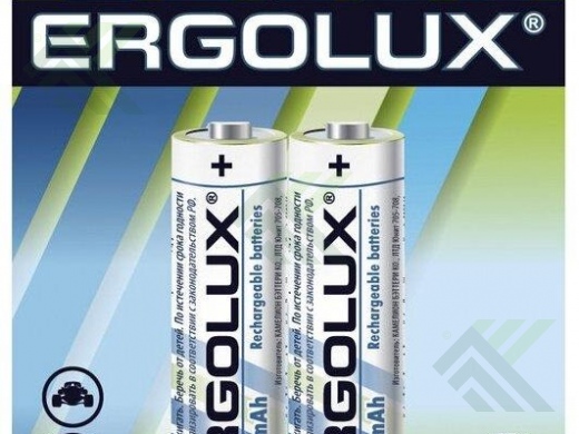 Аккумулятор Ergolux (АА) 2700mAh Ni-MH BL-2