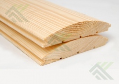 Блокхаус (лиственница) 28х140х3000мм (4 шт./уп.) сорт АВ (от 10уп.-2629р.)       СКИДКА!!!!