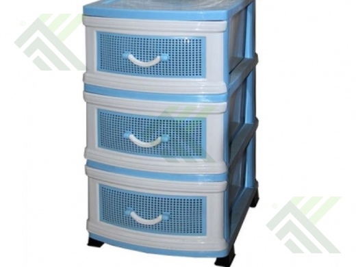 Комод пластиковый 3 ящика