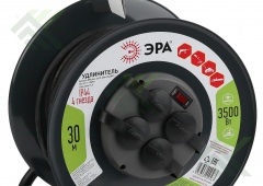 Удлинитель на катушке силовой ЭРА 4гн 30м КГ3*1,5