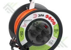 Удлинитель на катушке силовой ЭРА 4гн 50м КГ3*1,5