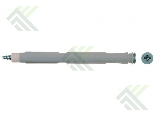 Дюбель рамный (окна/двери) нейлоновый с шурупом потай F 10 S 120 FISCHER  88627 (50шт. в уп.)
