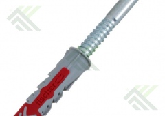 Дюбель с шурупом 10х80 S FISCHER DUOPOWER 538247 (шест.) (10шт.в уп.)