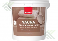 Лак НЕОМИД акриловый для бань и саун 2,5л