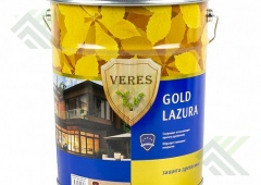 Пропитка для древесины ВЕРЕС GOLD №1 бесцветный 10л