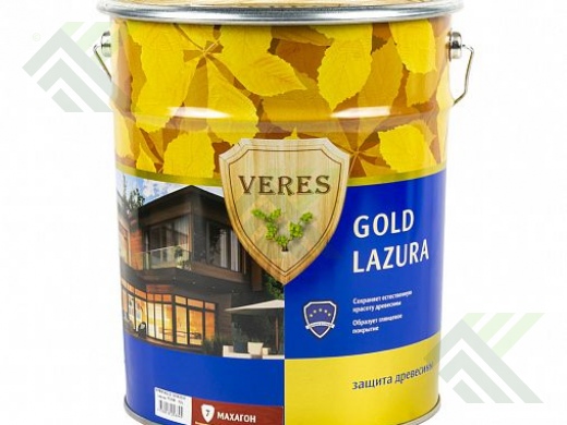 Пропитка для древесины ВЕРЕС GOLD №7 махагон 10л