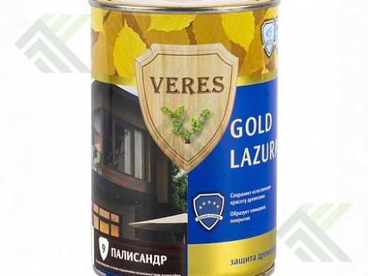 Пропитка для древесины ВЕРЕС GOLD №9 палисандр 2,7л