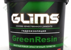 Герметик GLIMS GreenResin паста для наруж. и внут. работ 3.5 кг